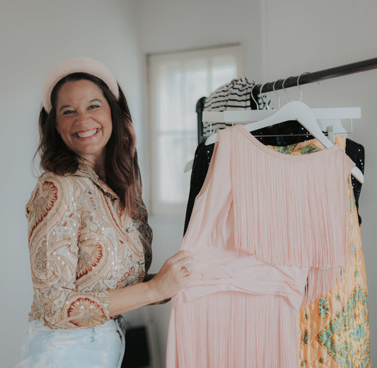 Playing Dress Up at Queenie and Pearl