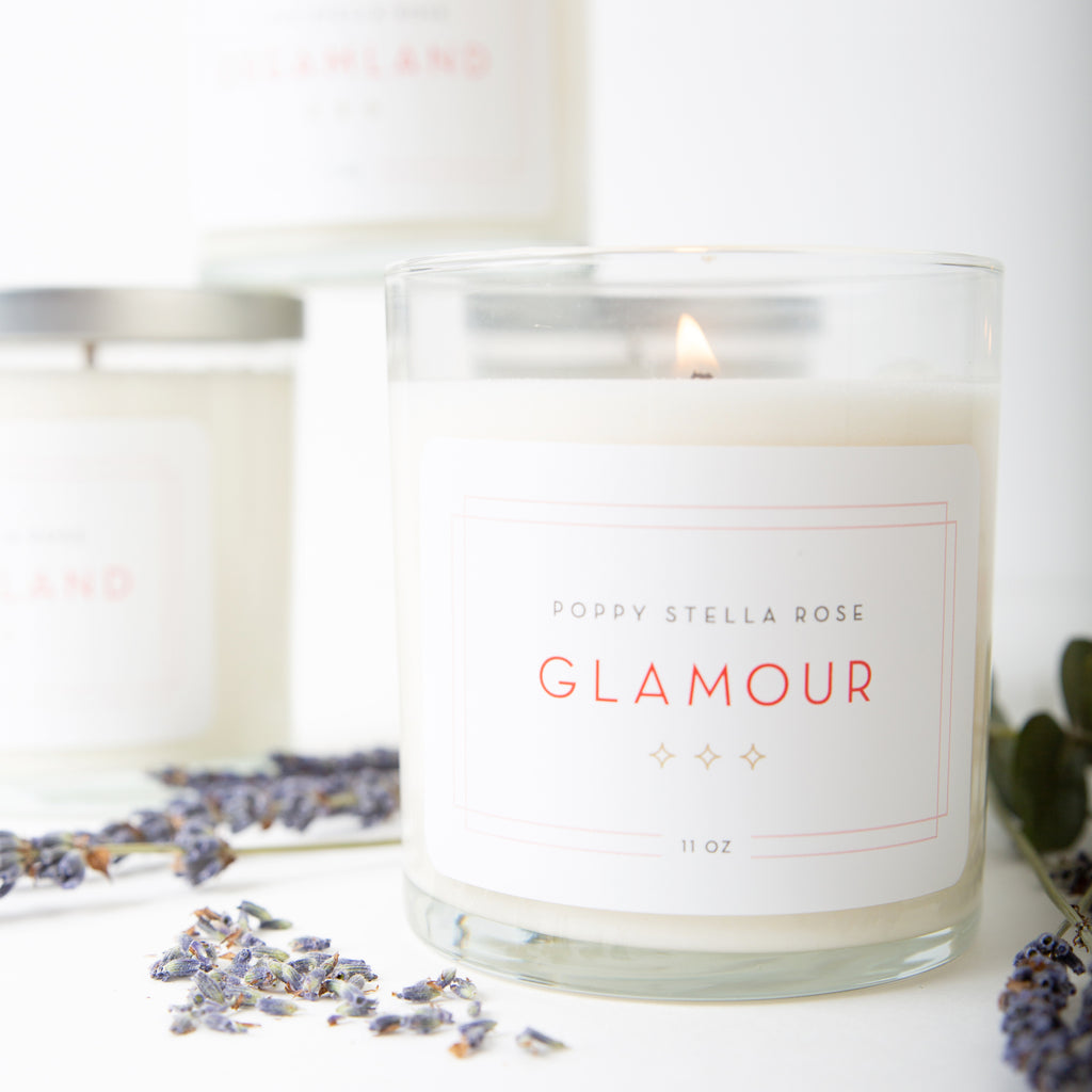 Poppy Stella Rose X Excelsior Candle: Glamour