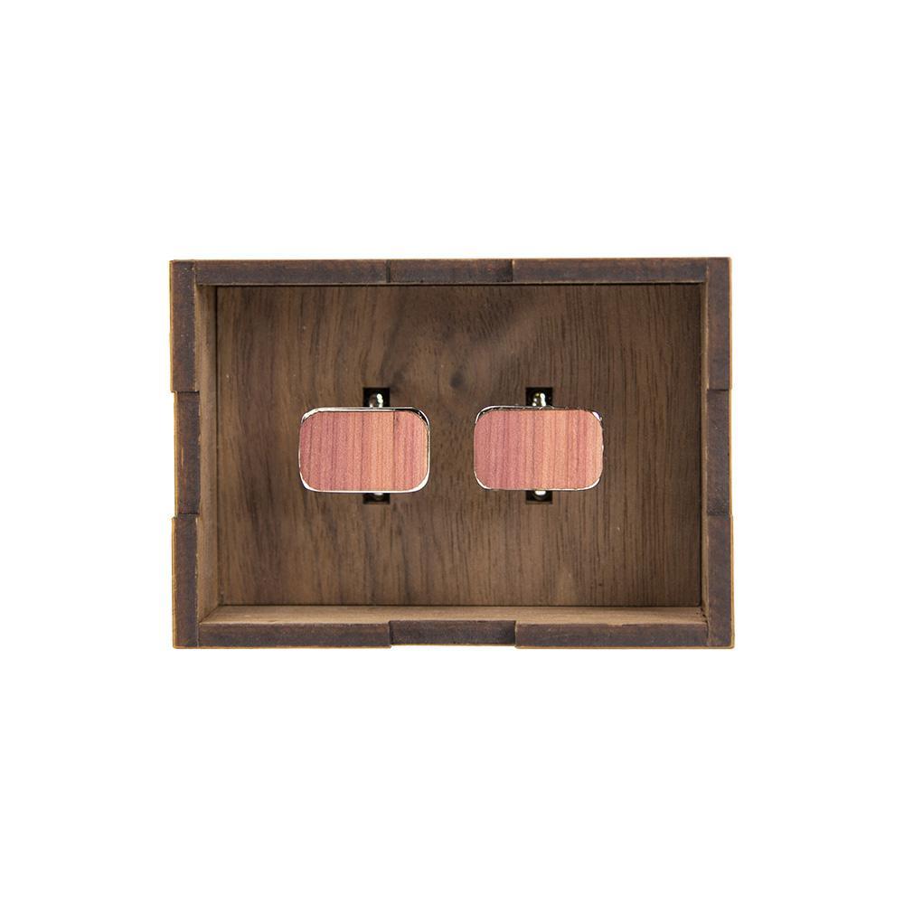 Woodchuck: Cedar Wood Cufflinks