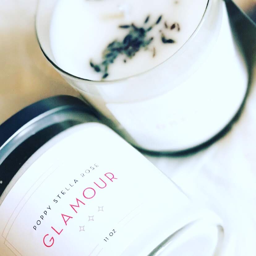 Poppy Stella Rose X Excelsior Candle: Glamour
