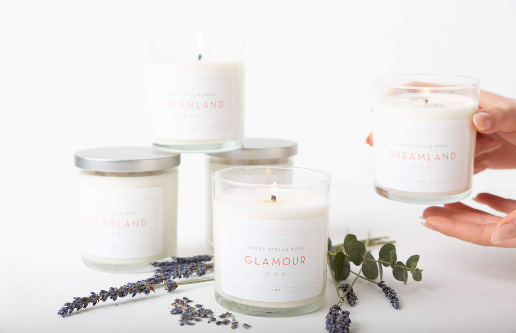 Poppy Stella Rose X Excelsior Candle: Glamour