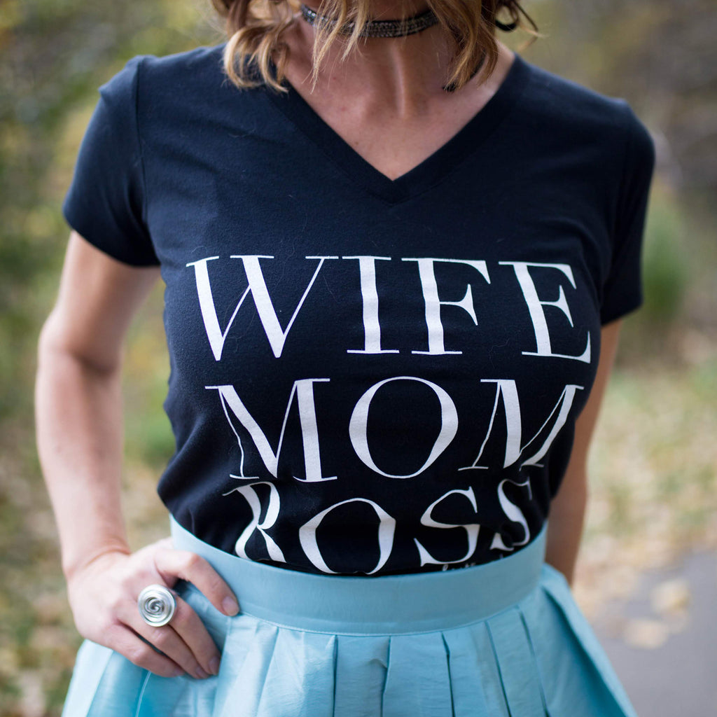 Faith & Finn: Wife Mom Boss Tee