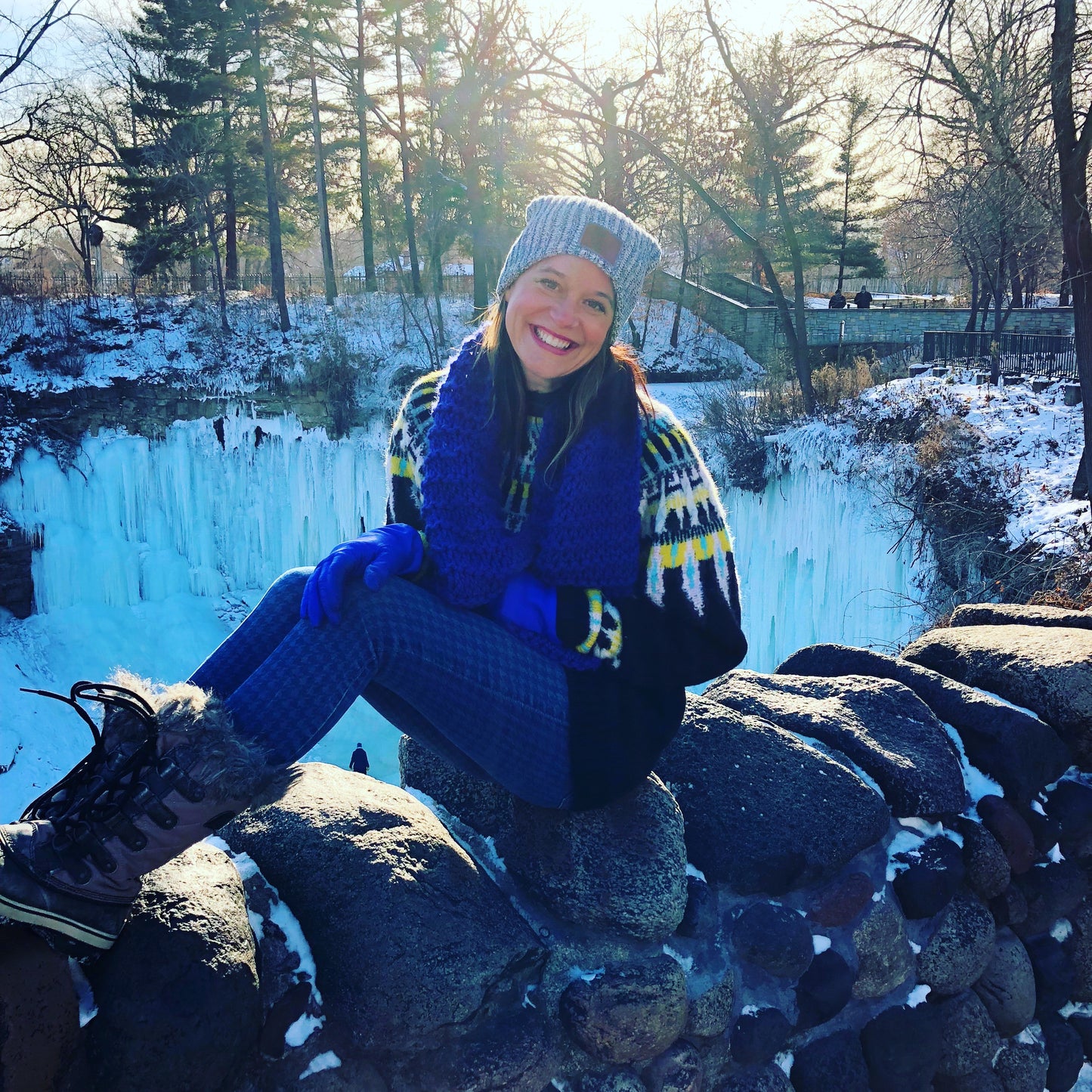 Wool & Whiskey: Cobalt Infinity Scarf