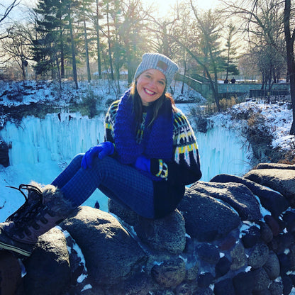 Wool & Whiskey: Cobalt Infinity Scarf
