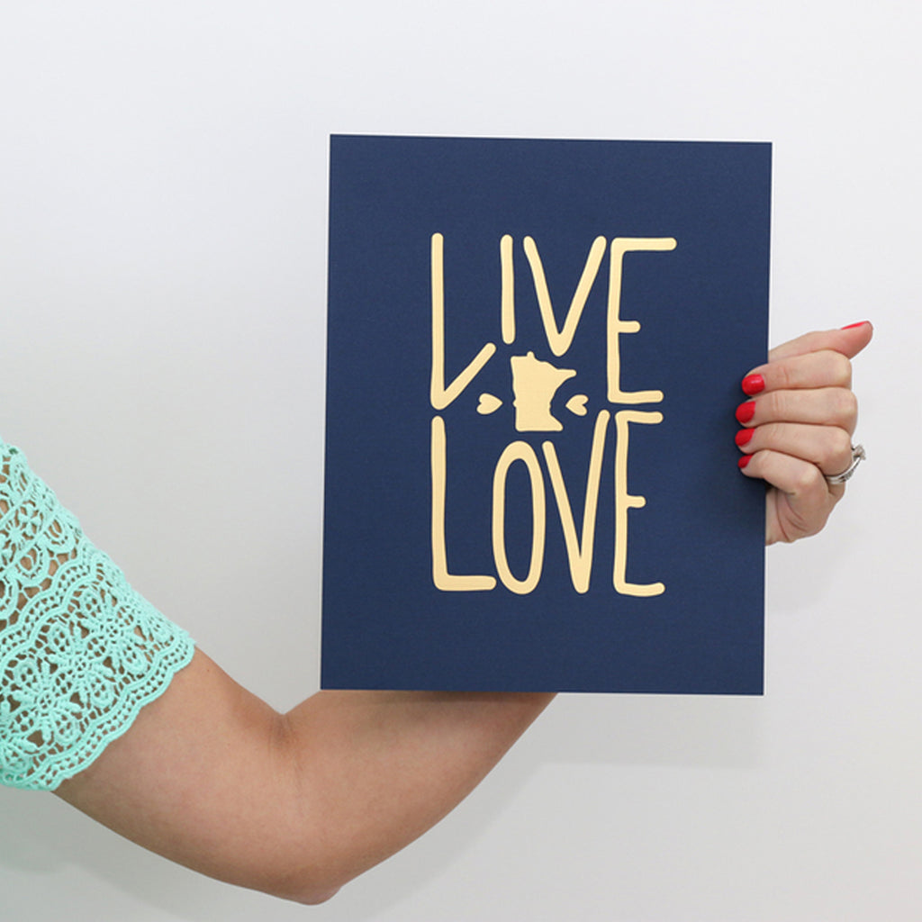 Live & Love MN: Art Print